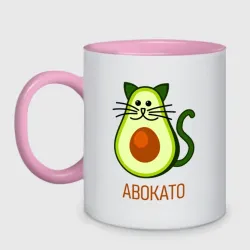 Кружка двухцветная Авокато