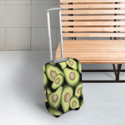 Чехол для чемодана 3D Avocado background - фото 2