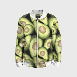 Детский бомбер 3D Avocado background