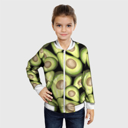 Детский бомбер 3D Avocado background - фото 2