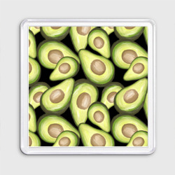 Магнит 55*55 Avocado background