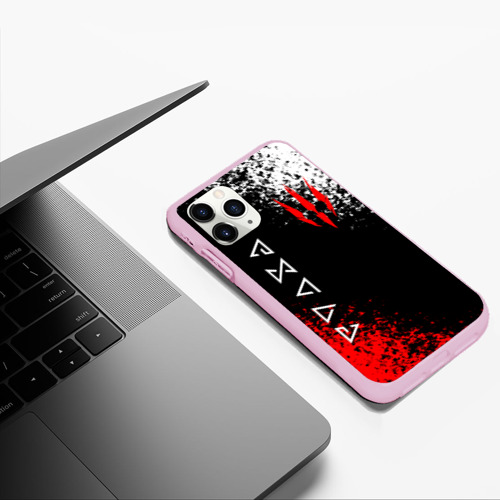 Чехол для iPhone 11 Pro Max матовый The Witcher, цвет розовый - фото 5