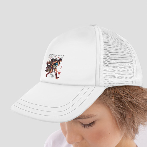 Детская кепка тракер Jill Valentine, цвет белый - фото 4