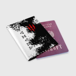 Обложка для паспорта матовая кожа The Witcher - фото 2
