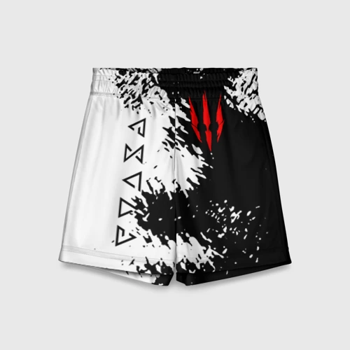Детские спортивные шорты 3D The Witcher