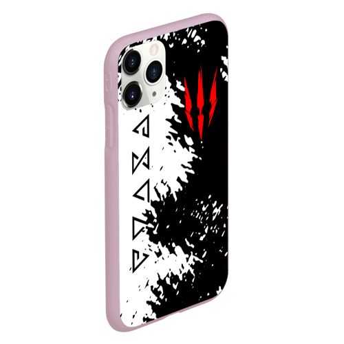 Чехол для iPhone 11 Pro матовый The Witcher, цвет розовый - фото 3