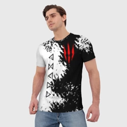 Мужская футболка 3D The Witcher - фото 2