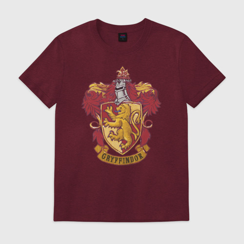 Мужская футболка хлопок Coat of gryffindor Фото 01 Мужская футболка хлопок Coat of gryffindor Фото 01