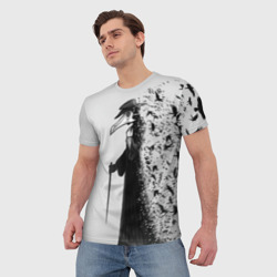 Мужская футболка 3D Чумной доктор - фото 2