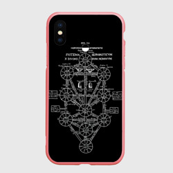 Чехол для iPhone XS Max матовый EVa-updown