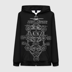 Женская толстовка 3D на молнии EVa-updown