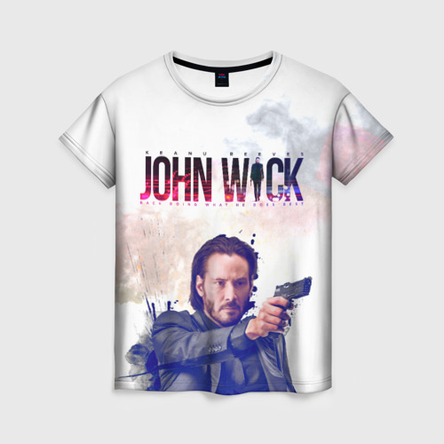 Женская футболка 3D John Wick