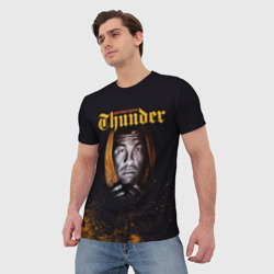 Мужская футболка 3D Arturo 'Thunder' Gatti - фото 2