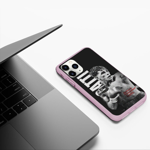 Чехол для iPhone 11 Pro матовый Gatti, цвет розовый - фото 5