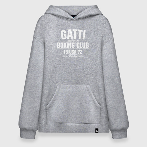 Худи SuperOversize хлопок Gatti Boxing Club, цвет меланж