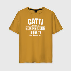 Женская футболка хлопок Oversize Gatti Boxing Club