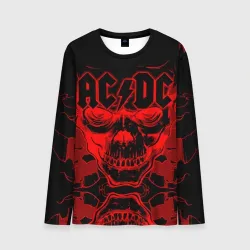 Мужской лонгслив 3D AC/DC