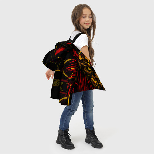 Зимняя куртка для девочек 3D AC/DC, цвет красный - фото 6