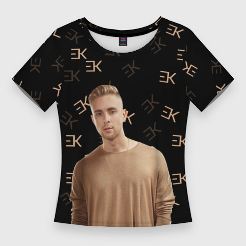 Женская футболка 3D Slim Егор Крид, цвет 3D печать