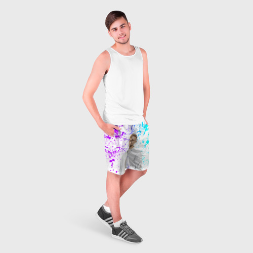 Мужские шорты 3D Егор Крид, цвет 3D печать - фото 3