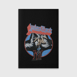 Обложка для паспорта матовая кожа Judas Priest