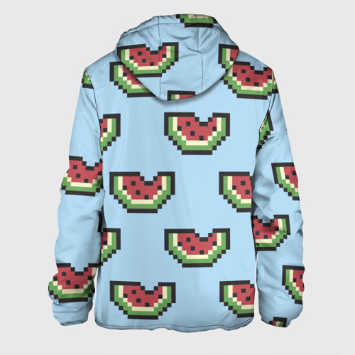 Мужская куртка 3D Пиксельный арбуз, цвет 3D печать - фото 2