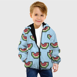 Детская куртка 3D Пиксельный арбуз - фото 2