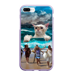 Чехол для iPhone 7Plus/8 Plus матовый Морской Кошак