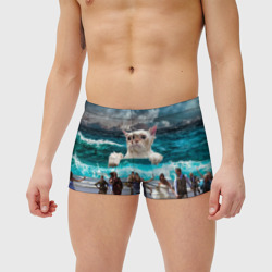 Мужские купальные плавки 3D Морской Кошак - фото 2