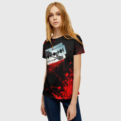 Женская футболка 3D Judas Priest - фото 2