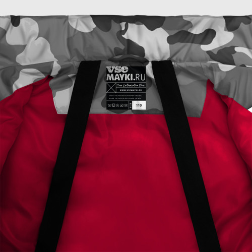 Зимняя куртка для девочек 3D ВВ МВД РФ, цвет красный - фото 7