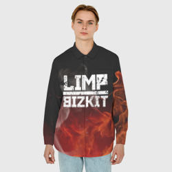 Мужская рубашка oversize 3D Limp Bizkit - фото 2