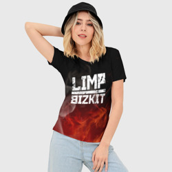 Женская футболка 3D Slim Limp Bizkit - фото 2