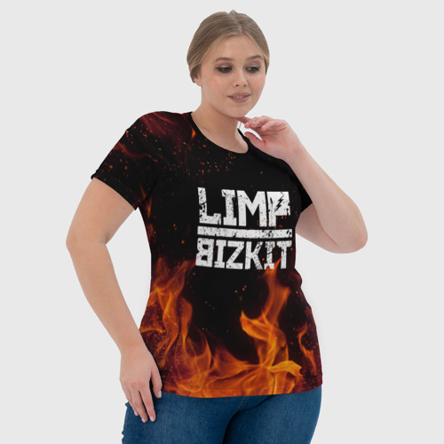 Женская футболка 3D LIMP BIZKIT - фото 6