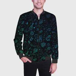 Мужской бомбер 3D Neon - фото 2