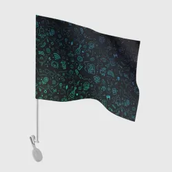 Флаг для автомобиля Neon