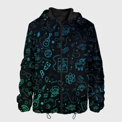 Мужская куртка 3D Neon