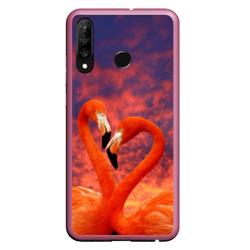 Чехол Honor P30 Lite Flamingo Love