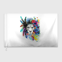 Флаг 3D Лев