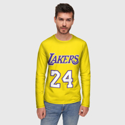 Мужской лонгслив 3D Kobe Bryant 24 - фото 2