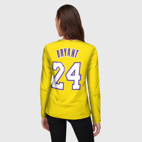 Женский лонгслив 3D Kobe Bryant 24, цвет 3D печать - фото 4