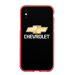 Чехол для iPhone XS Max матовый Chevrolet Шевроле