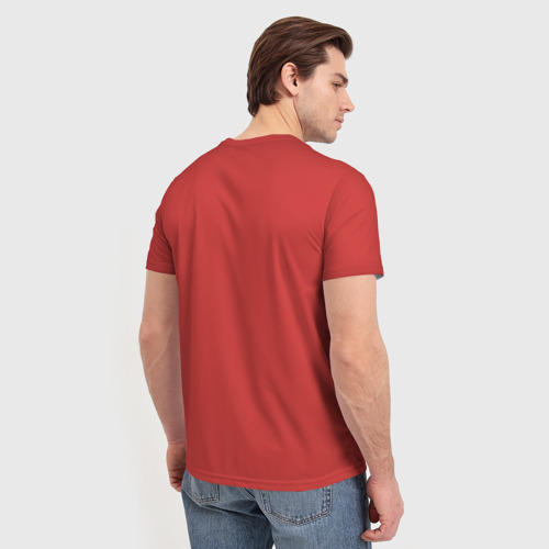 Мужская футболка 3D с принтом Ali, вид сзади #2