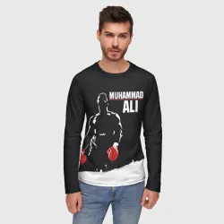 Мужской лонгслив 3D Muhammad Ali - фото 2