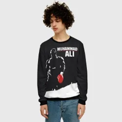 Мужской свитшот 3D Muhammad Ali - фото 2