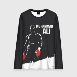 Мужской лонгслив 3D Muhammad Ali