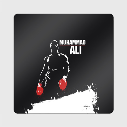 Магнит виниловый Квадрат Muhammad Ali