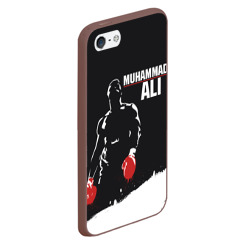 Чехол для iPhone 5/5S матовый Muhammad Ali - фото 2