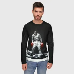 Мужской лонгслив 3D Muhammad Ali - фото 2