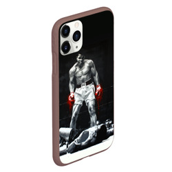 Чехол для iPhone 11 Pro матовый Muhammad Ali - фото 2